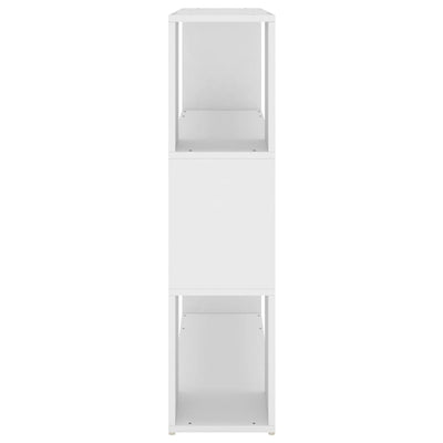 Book Cabinet Room Divider White 100x24x94 cm