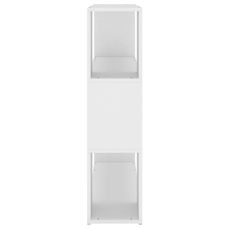 Book Cabinet Room Divider White 100x24x94 cm