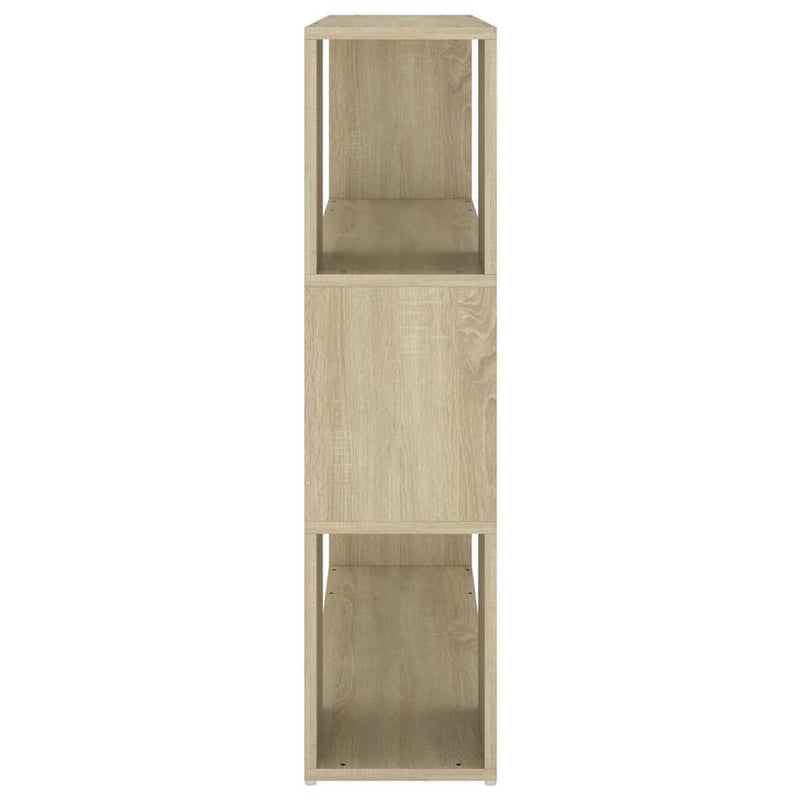 Book Cabinet Room Divider Sonoma Oak 100x24x94 cm