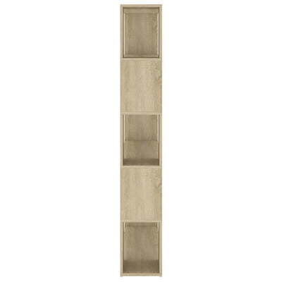 Book Cabinet Room Divider Sonoma Oak 100x24x155 cm Engineered Wood