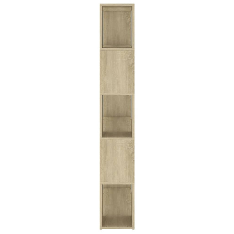 Book Cabinet Room Divider Sonoma Oak 100x24x155 cm Engineered Wood