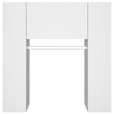 Hallway Cabinets 2 pcs White Engineered Wood