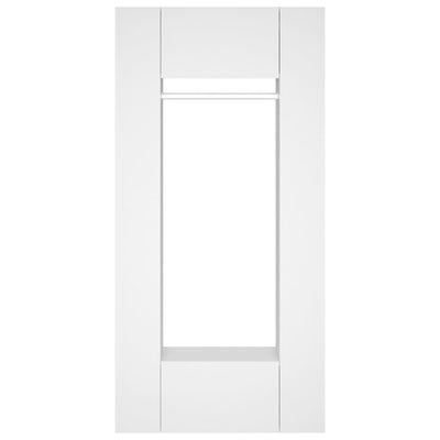 Hallway Cabinets 2 pcs White Engineered Wood