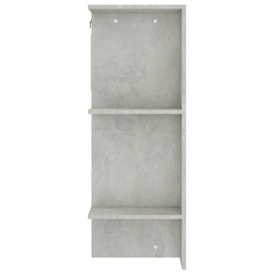 Hallway Cabinets 2 pcs Concrete Grey Engineered Wood