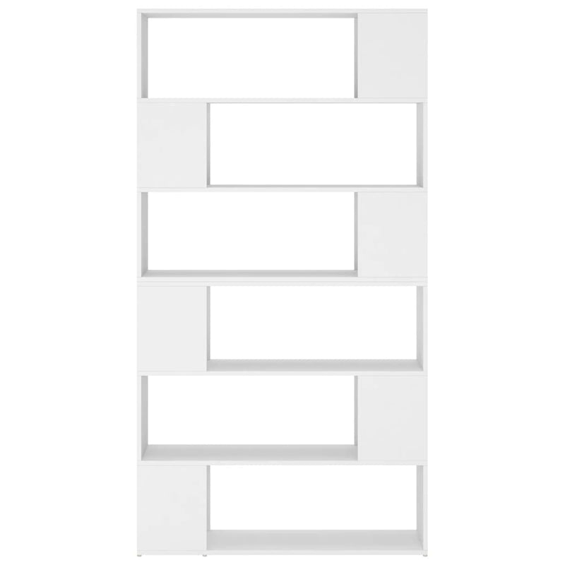 Book Cabinet Room Divider White 100x24x188 cm