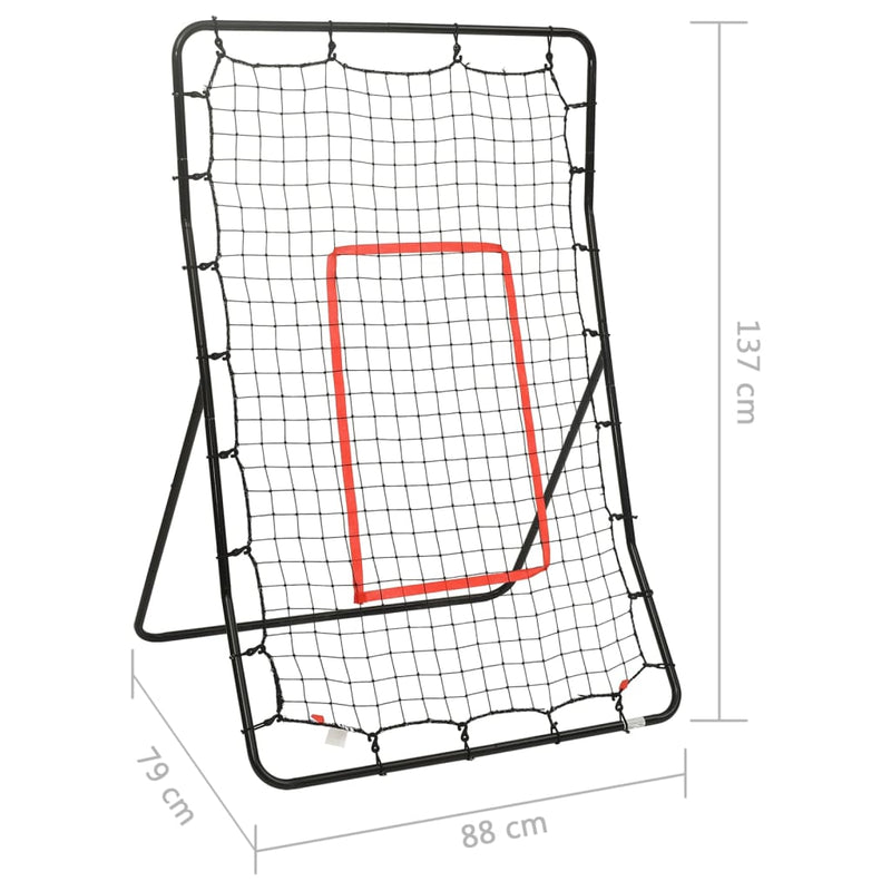 Softball Rebounder 88x79x137 cm Steel