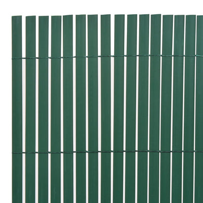 Double-Sided Garden Fence 90x400 cm Green