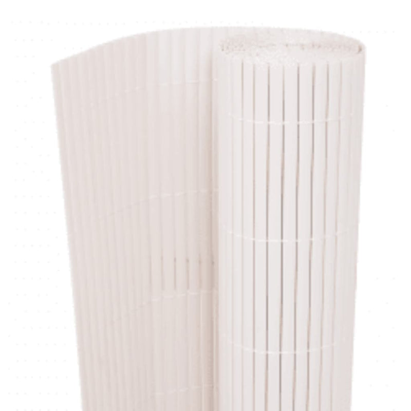 Double-Sided Garden Fence 110x300 cm White
