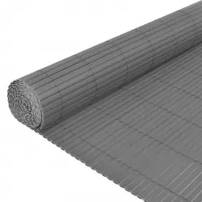 Double-Sided Garden Fence 110x300 cm Grey