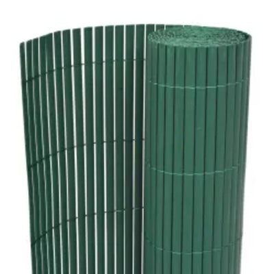 Double-Sided Garden Fence 110x400 cm Green