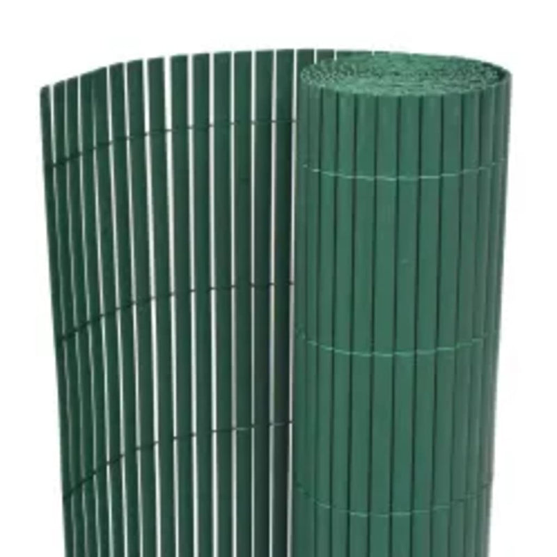 Double-Sided Garden Fence 110x400 cm Green