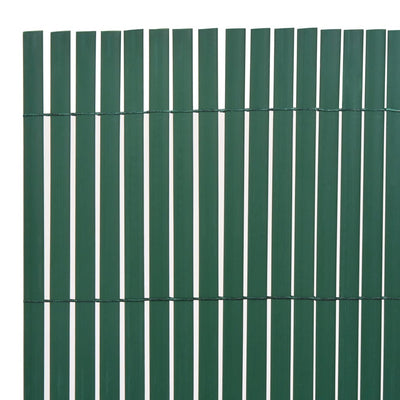 Double-Sided Garden Fence 110x500 cm Green