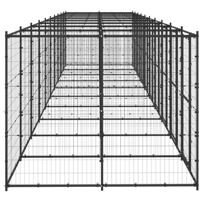 Outdoor Dog Kennel Steel 24.2 m²