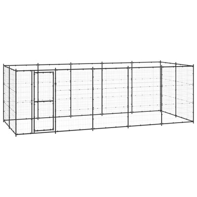 Outdoor Dog Kennel Steel 12.1 m²