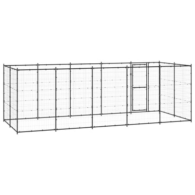 Outdoor Dog Kennel Steel 12.1 m²