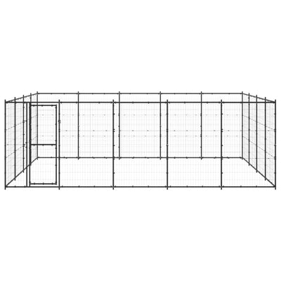 Outdoor Dog Kennel Steel 24.2 m²