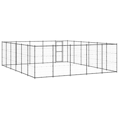 Outdoor Dog Kennel Steel 36.3 m²