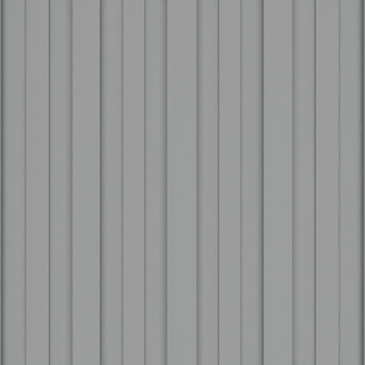 Roof Panels 12 pcs Galvanised Steel Grey 100x45 cm