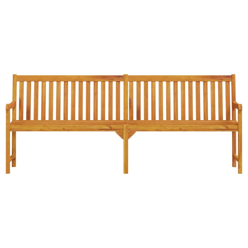 Garden Bench 219 cm Solid Acacia Wood