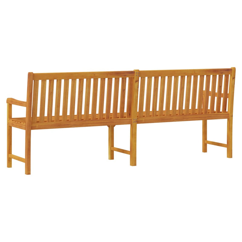 Garden Bench 219 cm Solid Acacia Wood