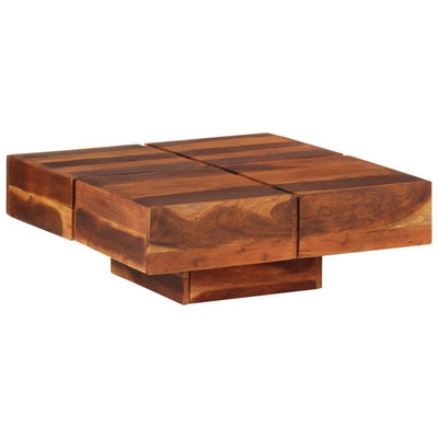 Coffee Table 80x80x30 cm Solid Wood Acacia