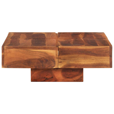 Coffee Table 80x80x30 cm Solid Wood Acacia