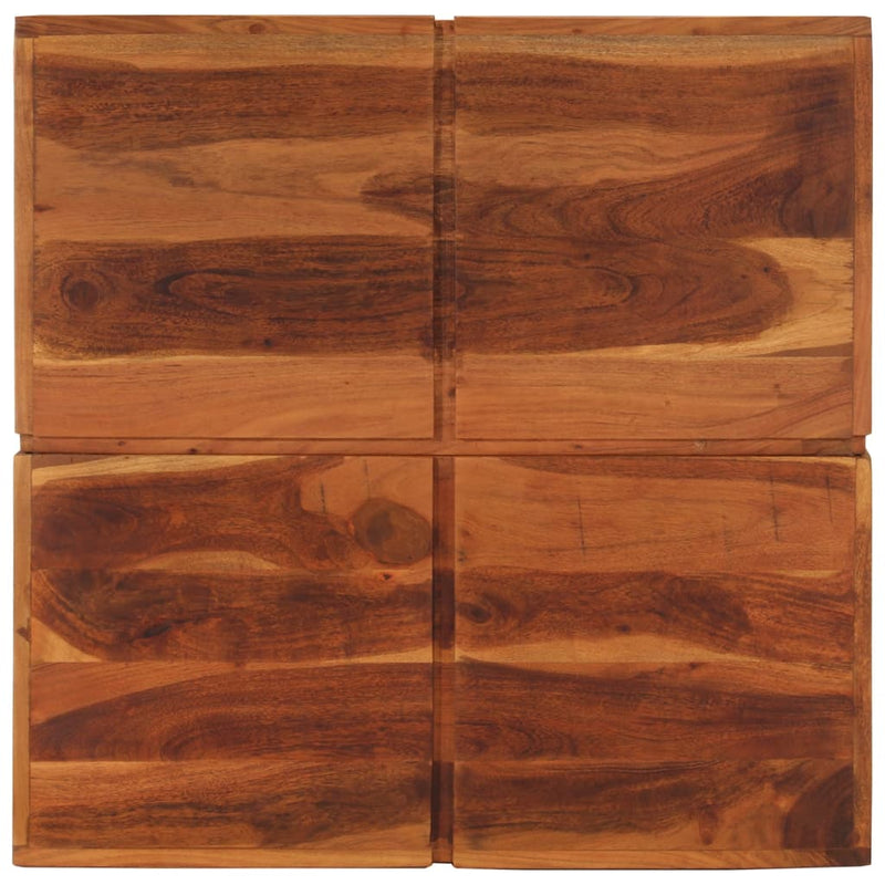 Coffee Table 80x80x30 cm Solid Wood Acacia