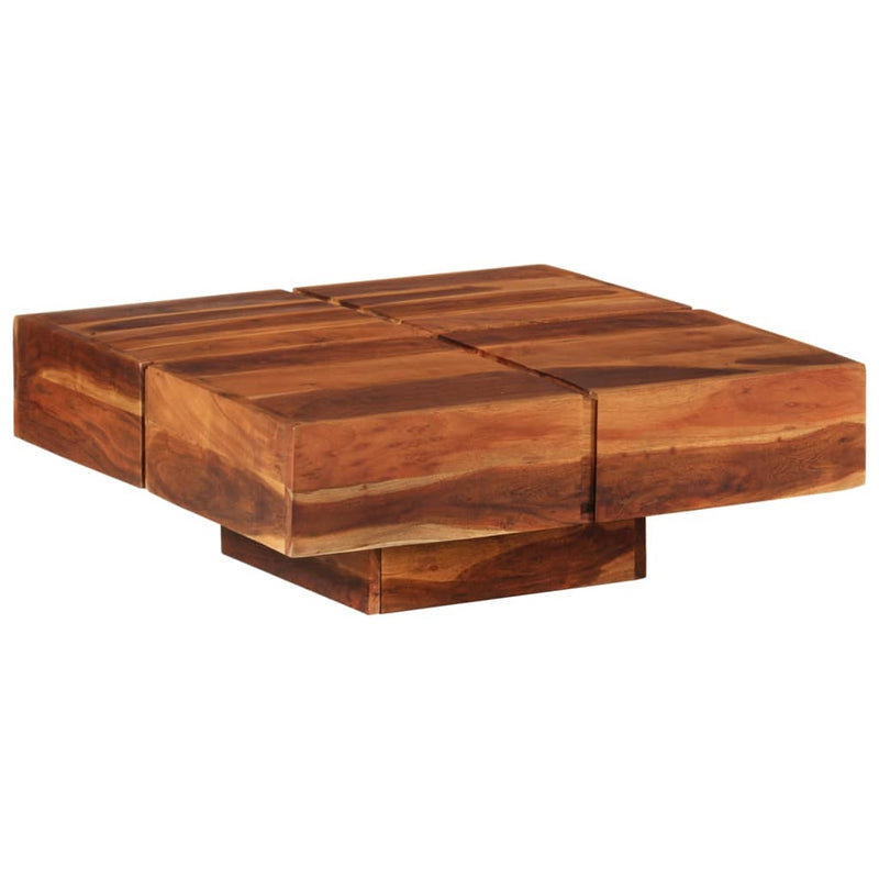 Coffee Table 80x80x30 cm Solid Wood Acacia