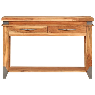 Console Table 110x34x74 cm Solid Wood Acacia