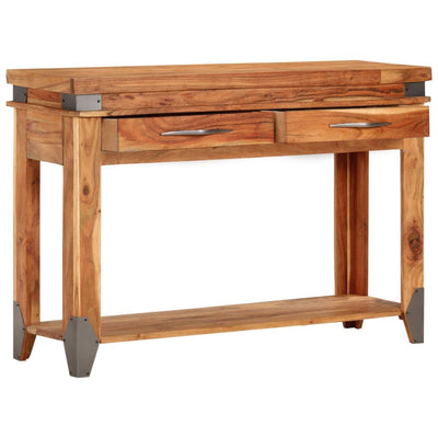 Console Table 110x34x74 cm Solid Wood Acacia