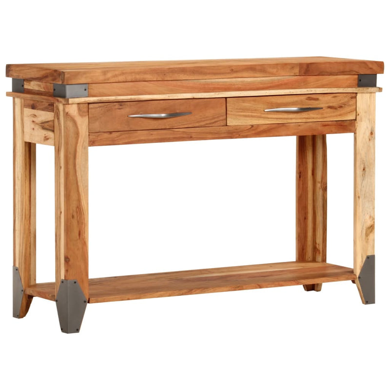 Console Table 110x34x74 cm Solid Wood Acacia