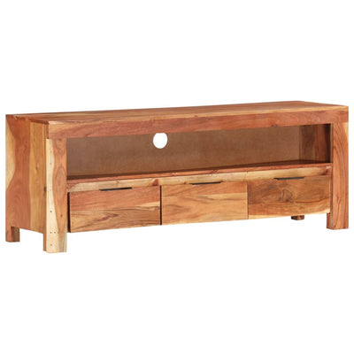 TV Cabinet 110x30x40 cm Solid Wood Acacia