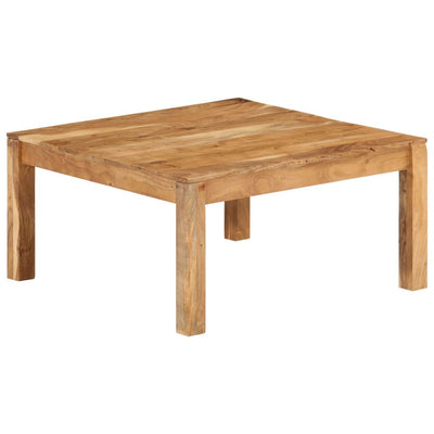 Coffee Table 80x80x40 cm Solid Wood Acacia