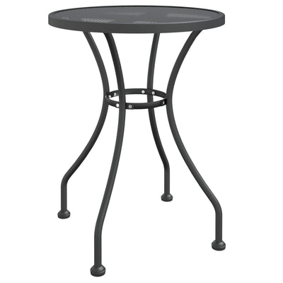 Garden Table Ø60x72 cm Expanded Metal Mesh Anthracite