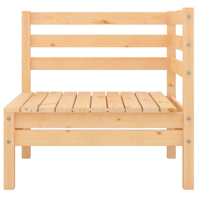 Garden 2-Seater Sofa Solid Wood Pine