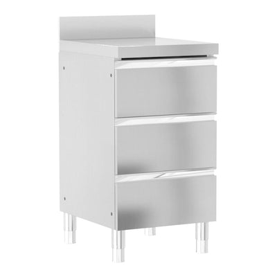 Commercial Kitchen Cabinets 3 pcs Stainless Steel