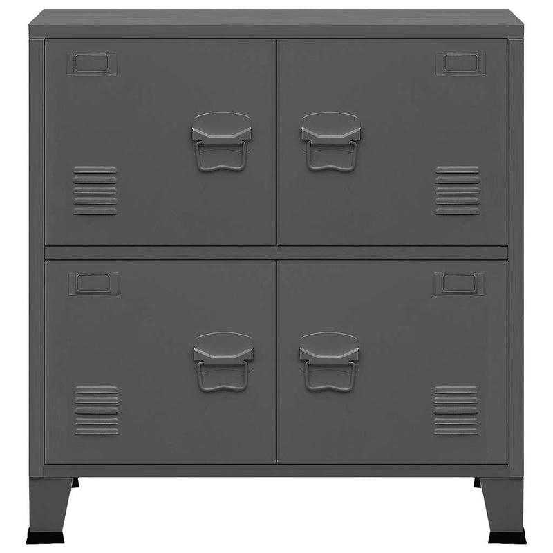 Industrial Storage Chest Anthracite 75x40x80 cm Steel