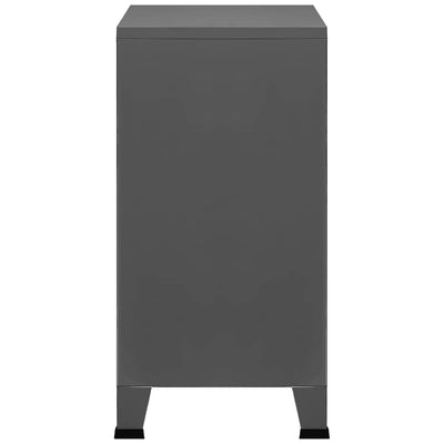 Industrial Storage Chest Anthracite 75x40x80 cm Steel