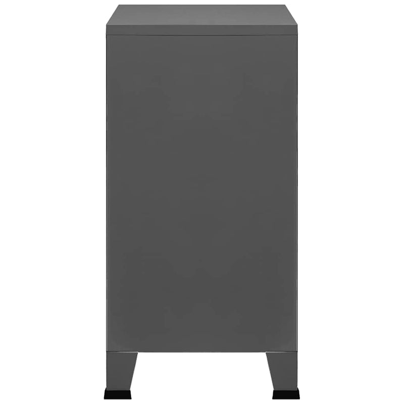 Industrial Storage Chest Anthracite 75x40x80 cm Steel