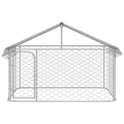 Outdoor Dog Kennel with Roof 200x200x150 cm