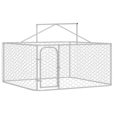 Outdoor Dog Kennel with Roof 200x200x150 cm