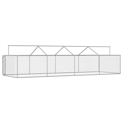 Outdoor Dog Kennel with Roof 600x200x150 cm