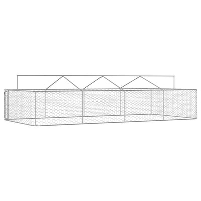 Outdoor Dog Kennel with Roof 600x300x150 cm