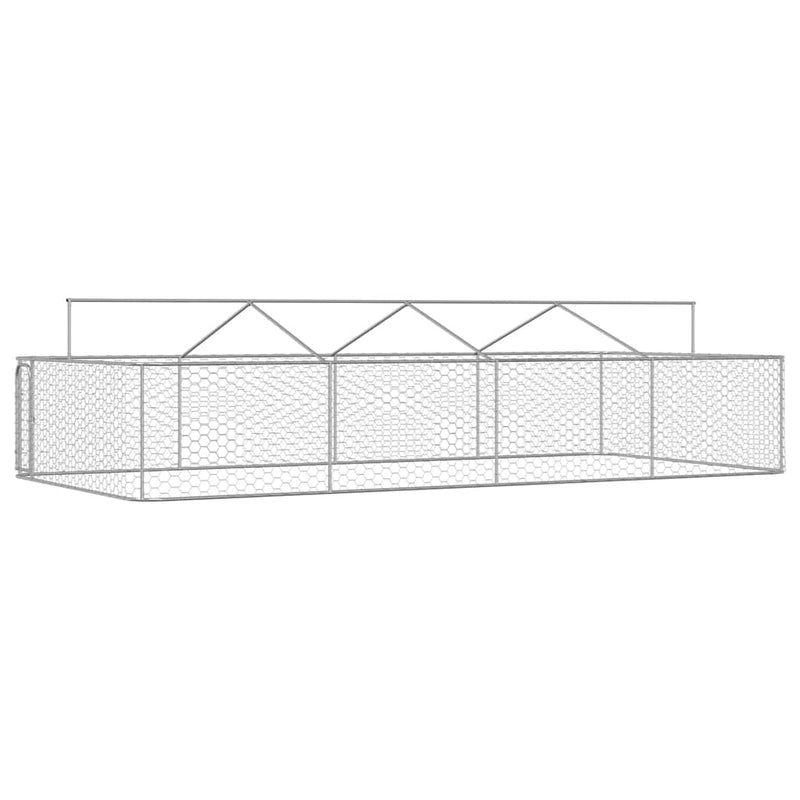 Outdoor Dog Kennel with Roof 600x300x150 cm