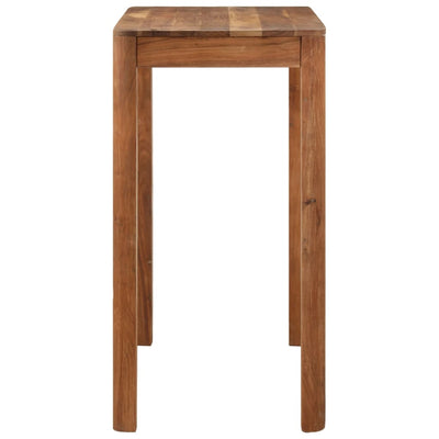 Bar Table Solid Wood Acacia with Honey Finish 110x55x106 cm