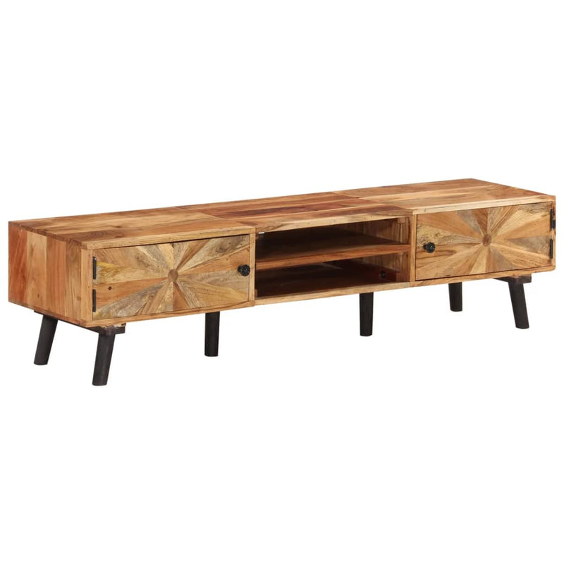 TV Cabinet 145x35x35 cm Solid Wood Acacia