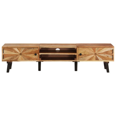 TV Cabinet 145x35x35 cm Solid Wood Acacia