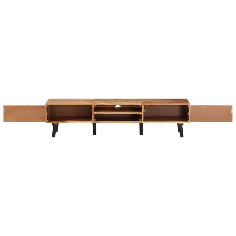 TV Cabinet 145x35x35 cm Solid Wood Acacia