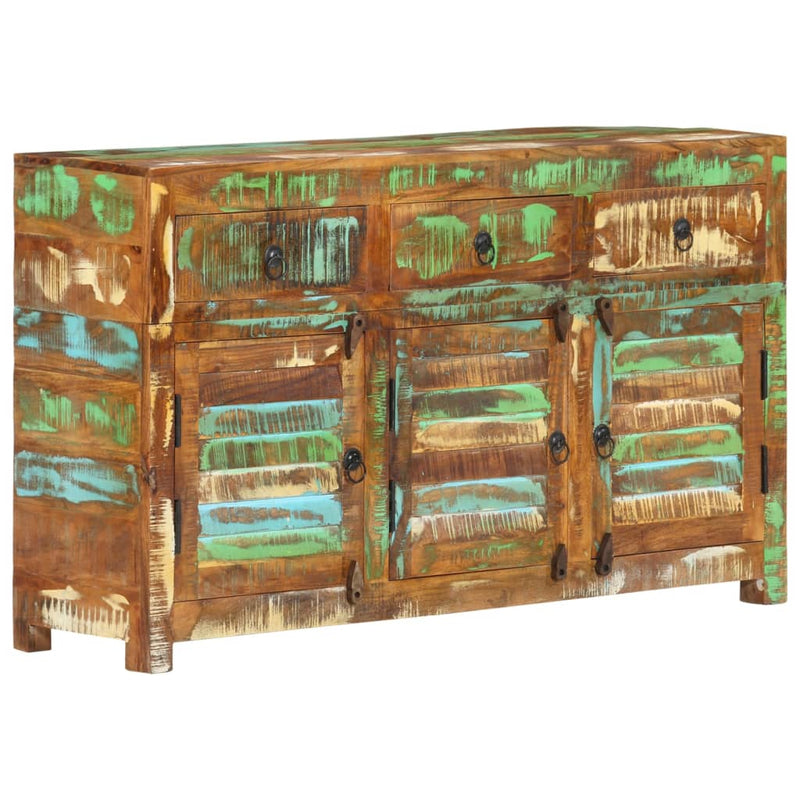 Sideboard 110x30x65 cm Solid Wood Reclaimed