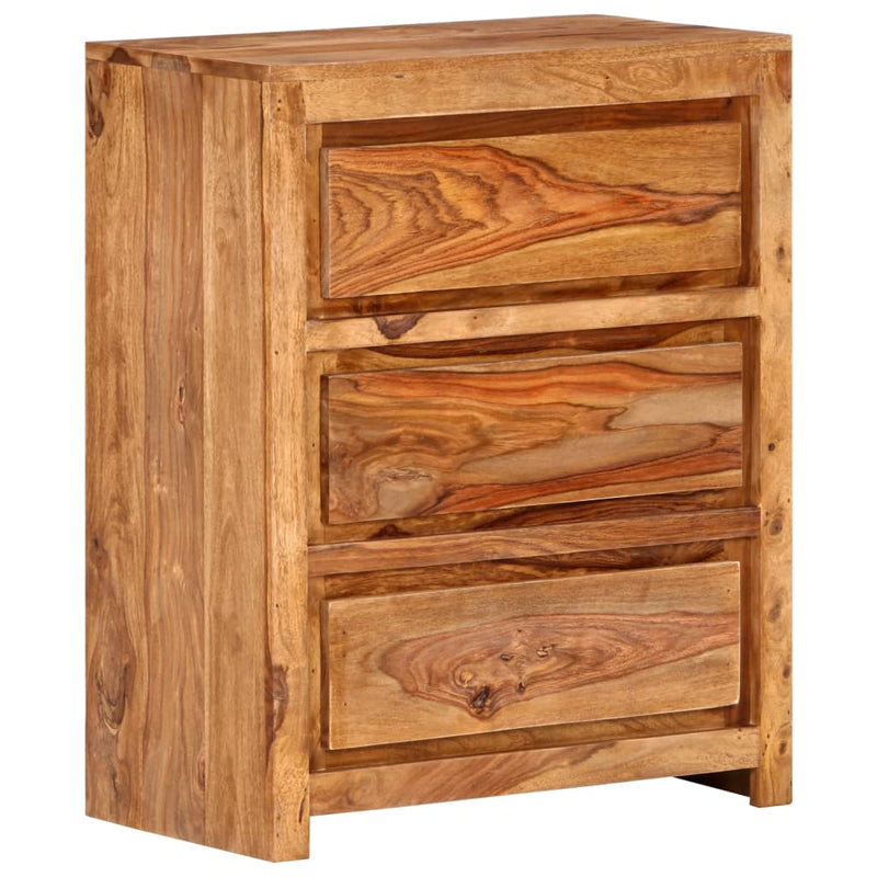 Drawer Cabinet 60x33x75 cm Solid Wood Acacia